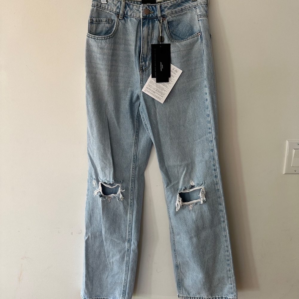 Distressed High-rise Denim Jeans